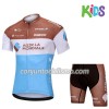 Conjunto Maillot + Culotte Corto 2018 AG2R La Mondiale Niños N001